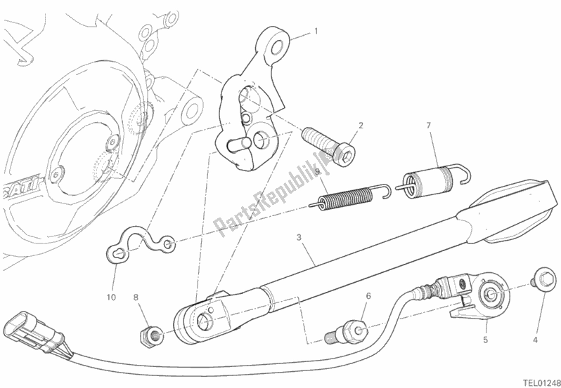 Todas las partes para Estar de Ducati Diavel 1260 S USA 2019